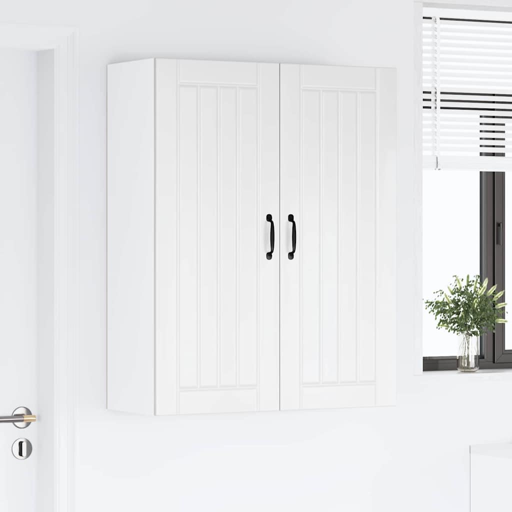 Kitchen Cabinet with Shelf High Gloss White 80 x 31 x 100 cm