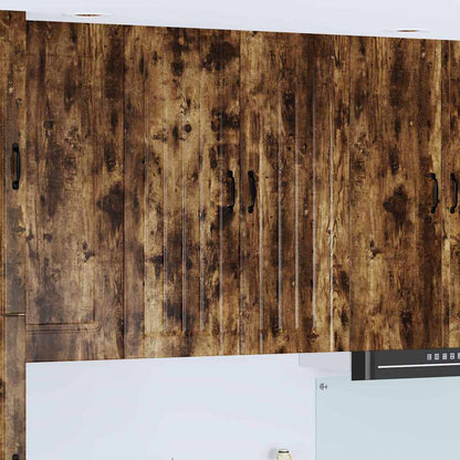 Kitchen Cabinet Smoked Oak 80 x 31 x 100 cm Engineered Wood