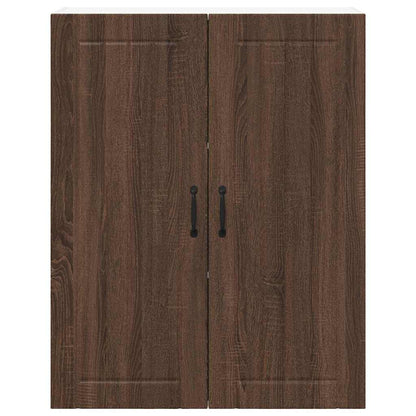 Kitchen Wall Cabinet Brown Oak 80 x 31 x 100 cm Engineered Wood