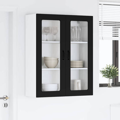 Kitchen Wall Cabinet Black 80 x 31 x 100 cm Engineered Wood
