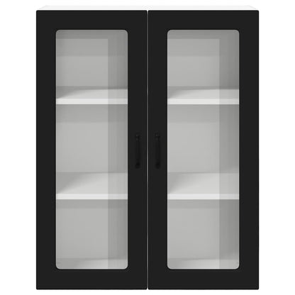 Kitchen Wall Cabinet Black 80 x 31 x 100 cm Engineered Wood