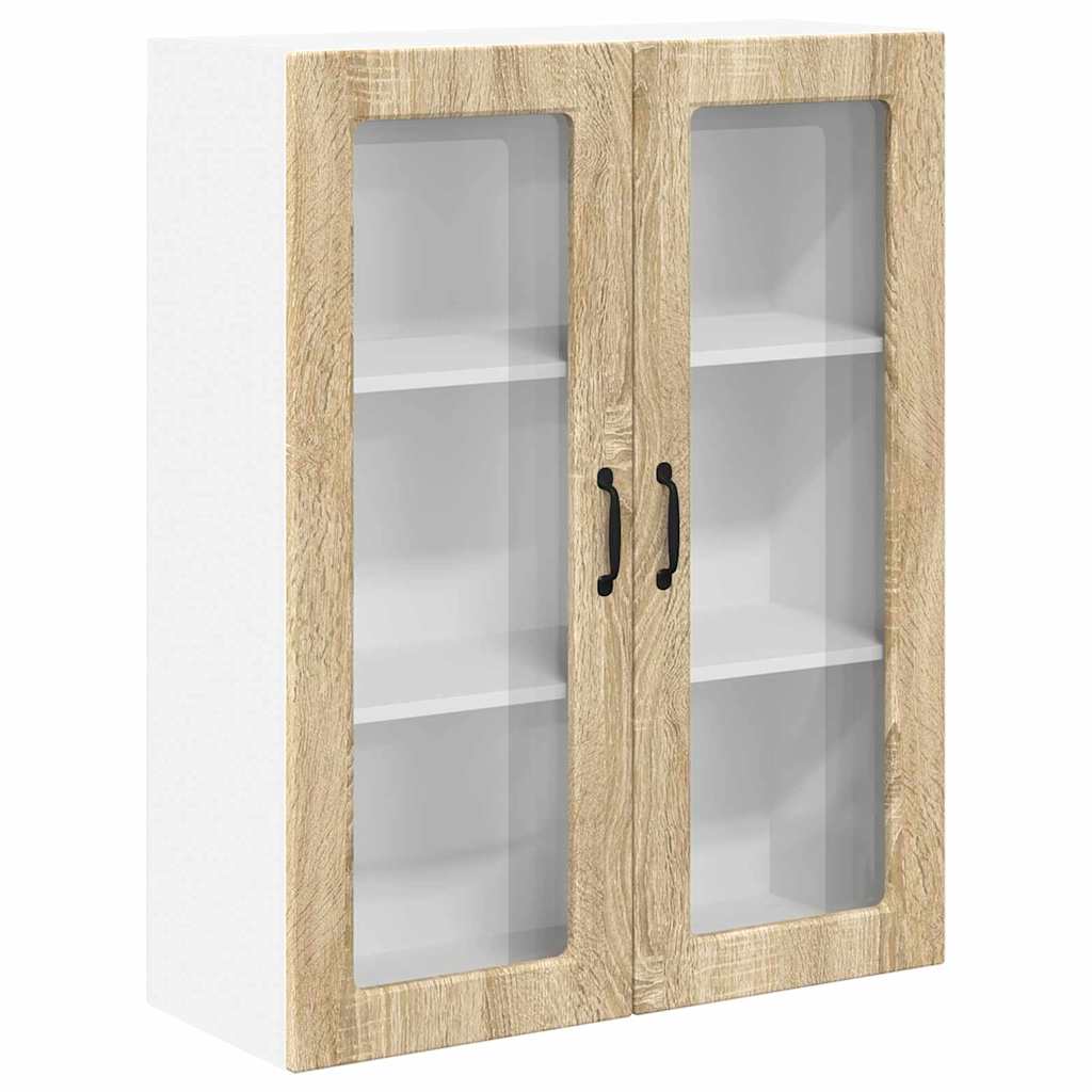 Kitchen Wall Cabinet with Shelf Sonoma Oak 80 x 31 x 100 cm