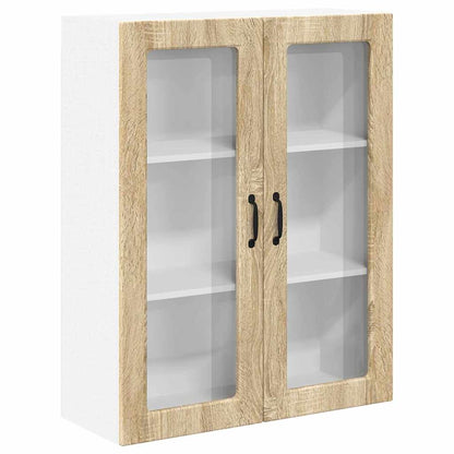 Kitchen Wall Cabinet with Shelf Sonoma Oak 80 x 31 x 100 cm