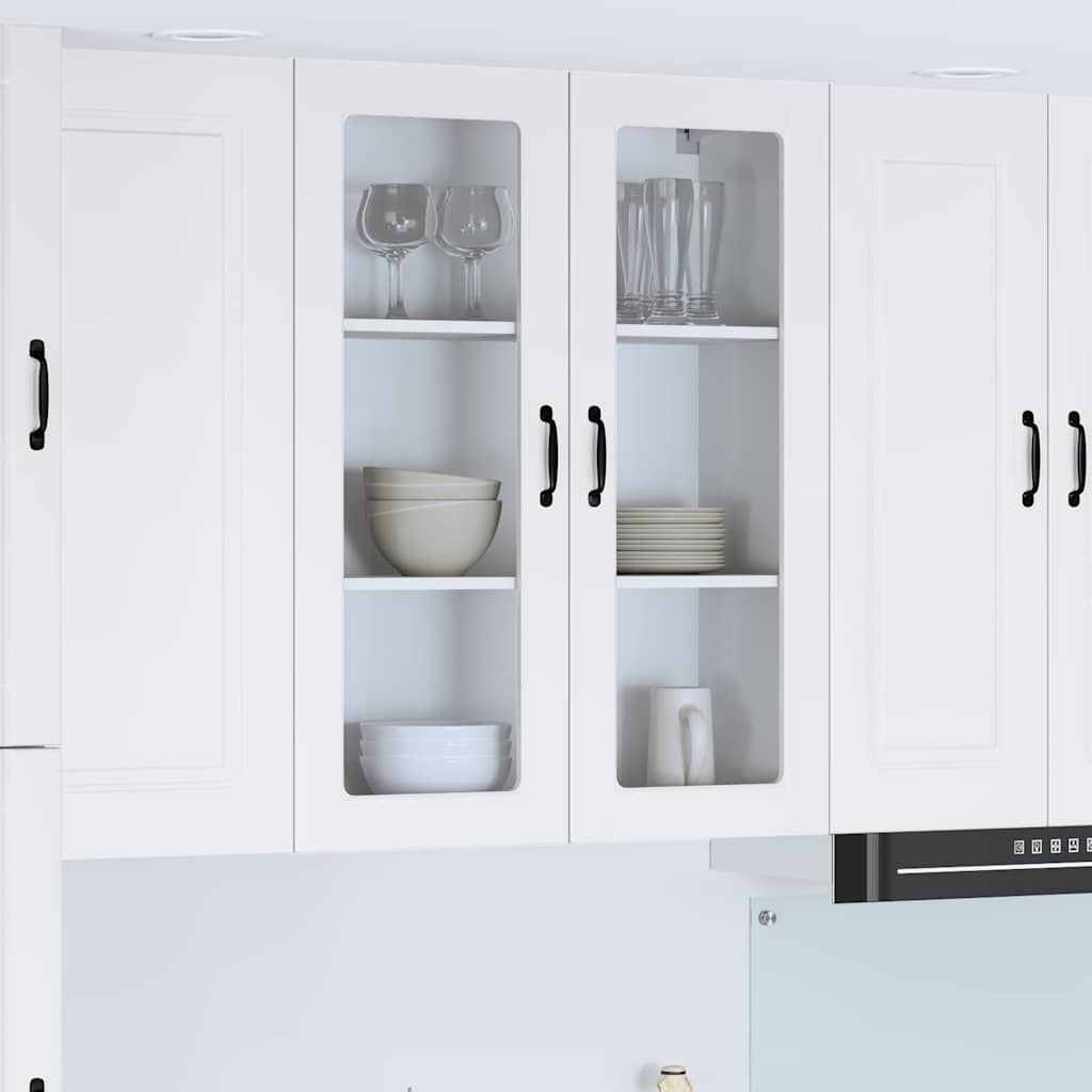 Kitchen Wall Cabinet High Gloss White 80 x 31 x 100 cm