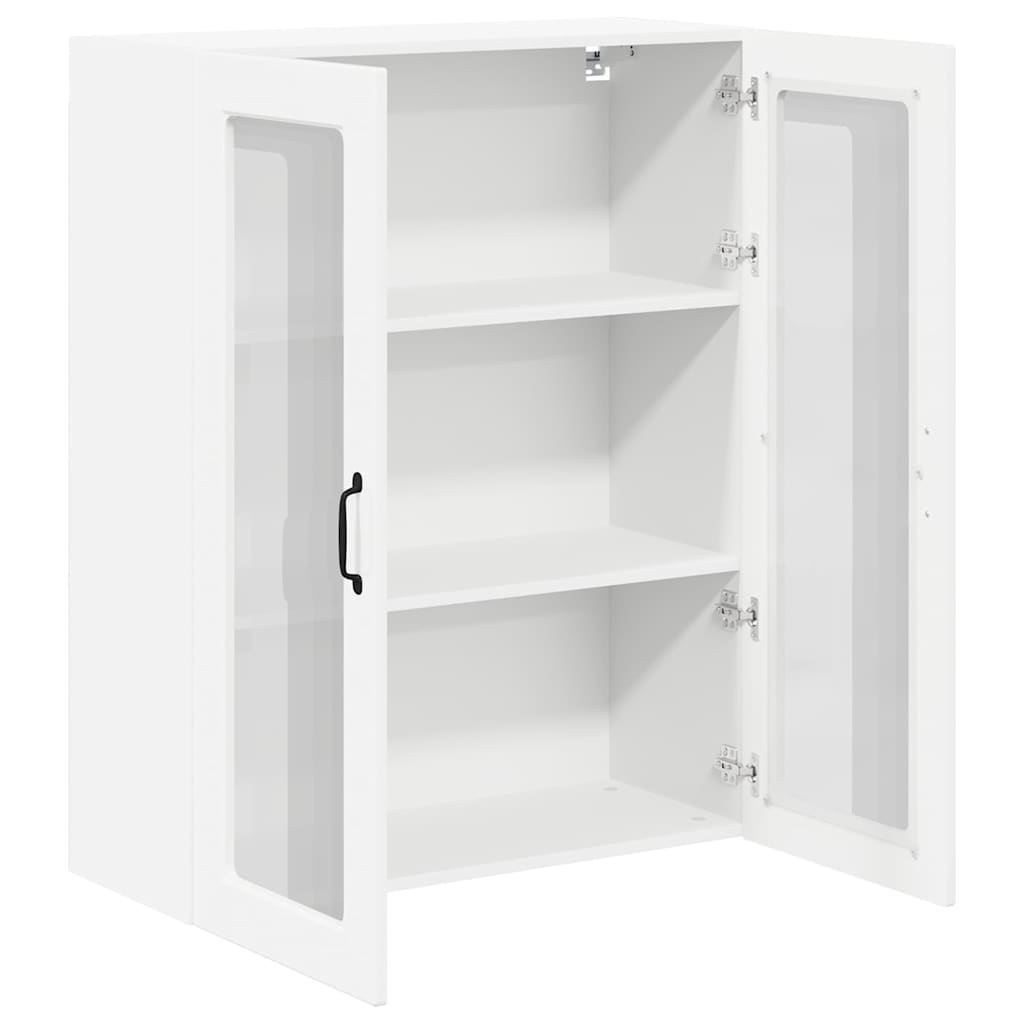 Kitchen Wall Cabinet High Gloss White 80 x 31 x 100 cm