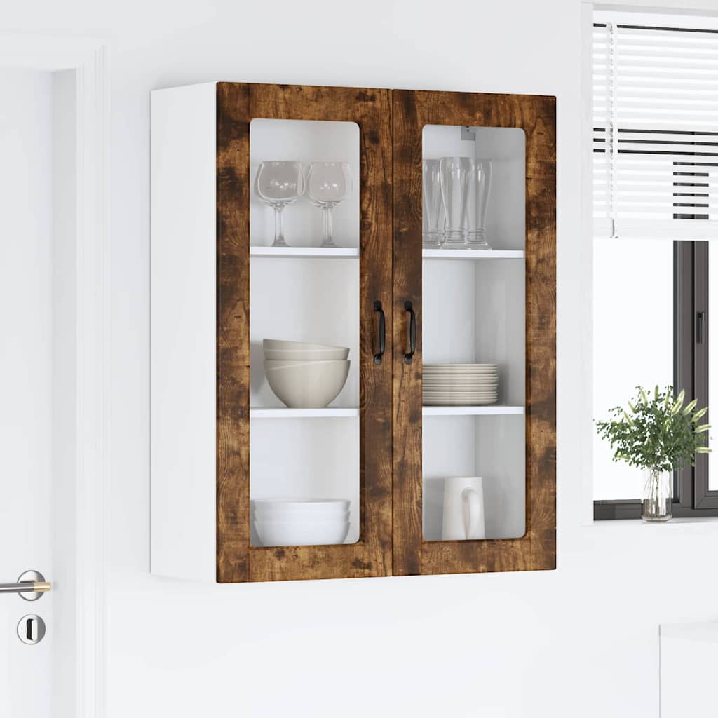 Kitchen Wall Cabinet with Shelf Smoked Oak 80 x 31 x 100 cm