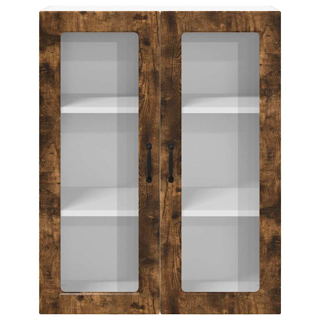 Kitchen Wall Cabinet with Shelf Smoked Oak 80 x 31 x 100 cm