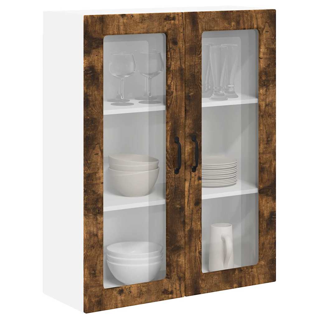 Kitchen Wall Cabinet with Shelf Smoked Oak 80 x 31 x 100 cm