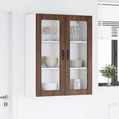 Kitchen Wall Cabinet Brown Oak 80 x 31 x 100 cm Engineered Wood