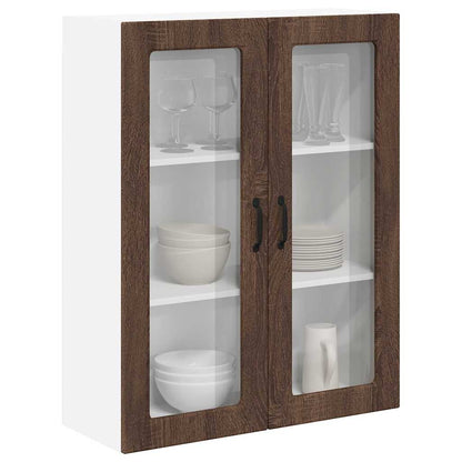 Kitchen Wall Cabinet Brown Oak 80 x 31 x 100 cm Engineered Wood