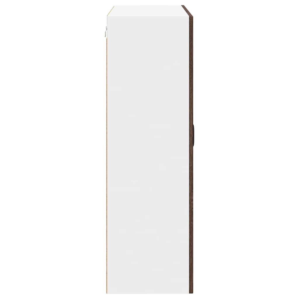 Kitchen Wall Cabinet Brown Oak 80 x 31 x 100 cm Engineered Wood
