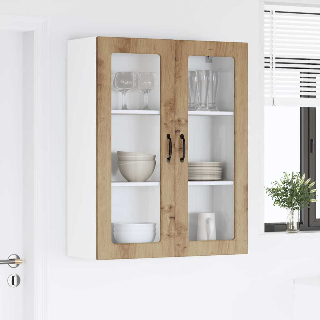 Kitchen Wall Cabinet with Shelf Artisan Oak 80 x 31 x 100 cm
