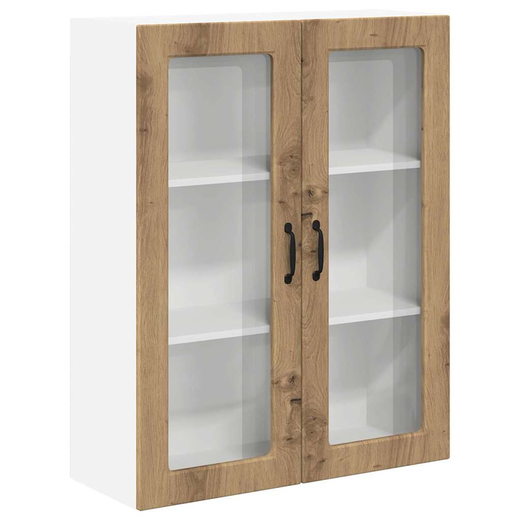 Kitchen Wall Cabinet with Shelf Artisan Oak 80 x 31 x 100 cm