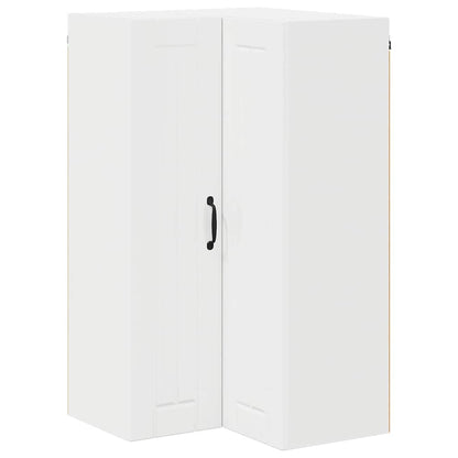 Kitchen Cabinet with Shelf High Gloss White 57 x 57 x 100 cm