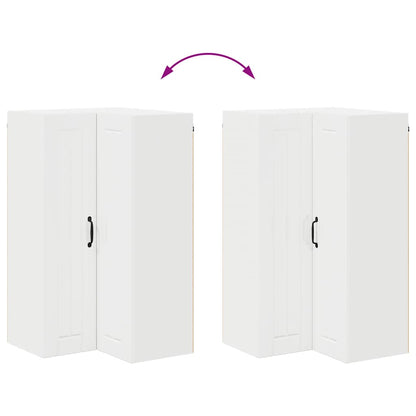 Kitchen Cabinet with Shelf High Gloss White 57 x 57 x 100 cm