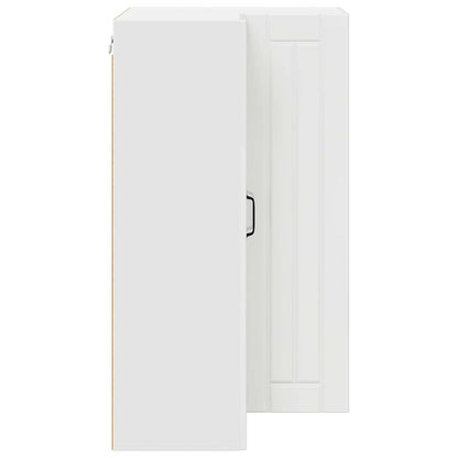 Kitchen Cabinet with Shelf High Gloss White 57 x 57 x 100 cm