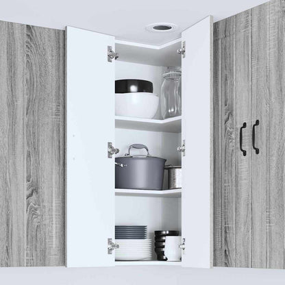 Kitchen Cabinet Grey Sonoma 57 x 57 x 100 cm Engineered Wood