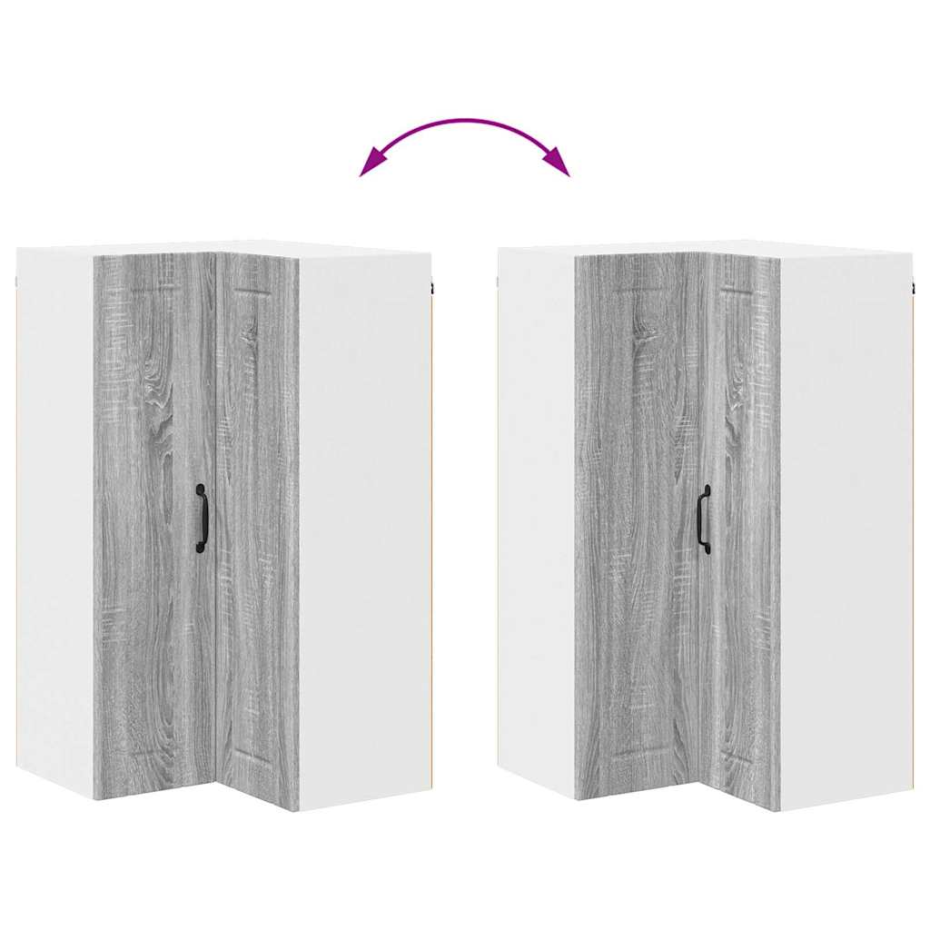 Kitchen Cabinet Grey Sonoma 57 x 57 x 100 cm Engineered Wood