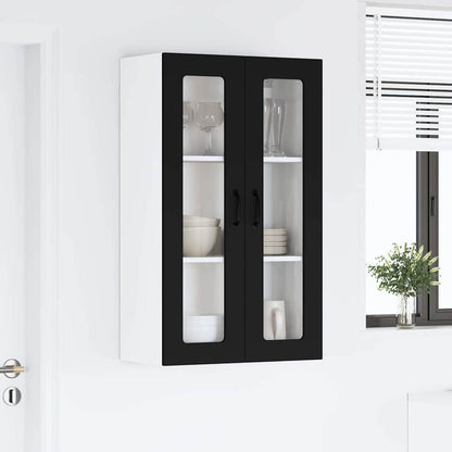 Kitchen Wall Cabinet Black 60 x 31 x 100 cm Engineered Wood