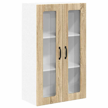 Kitchen Wall Cabinet with Shelf Sonoma Oak 60 x 31 x 100 cm