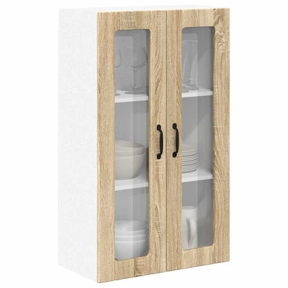 Kitchen Wall Cabinet with Shelf Sonoma Oak 60 x 31 x 100 cm