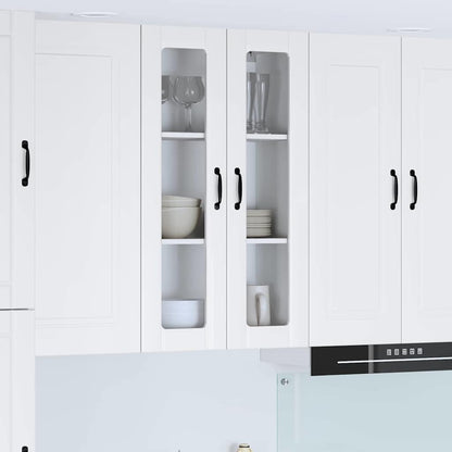Kitchen Wall Cabinet High Gloss White 60 x 31 x 100 cm