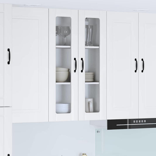 Kitchen Wall Cabinet High Gloss White 60 x 31 x 100 cm