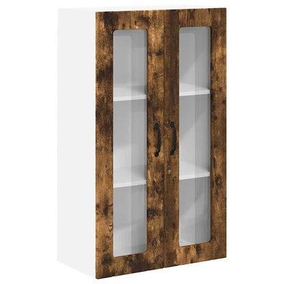 Kitchen Wall Cabinet with Shelf Smoked Oak 60 x 31 x 100 cm