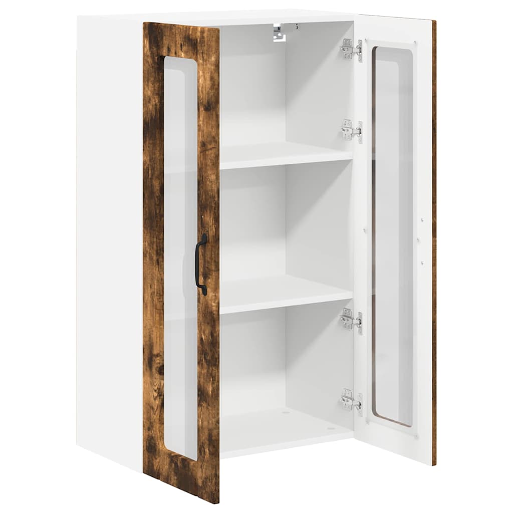 Kitchen Wall Cabinet with Shelf Smoked Oak 60 x 31 x 100 cm