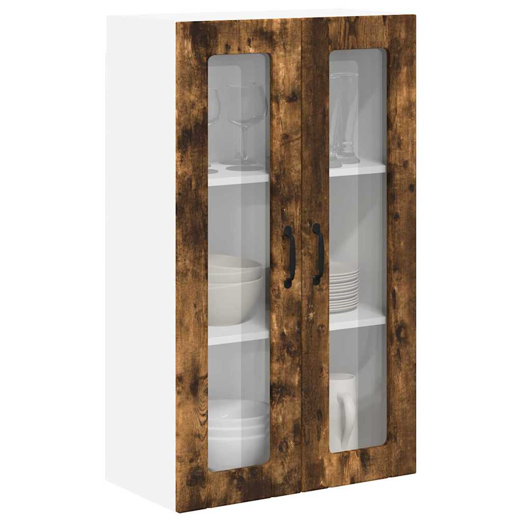 Kitchen Wall Cabinet with Shelf Smoked Oak 60 x 31 x 100 cm