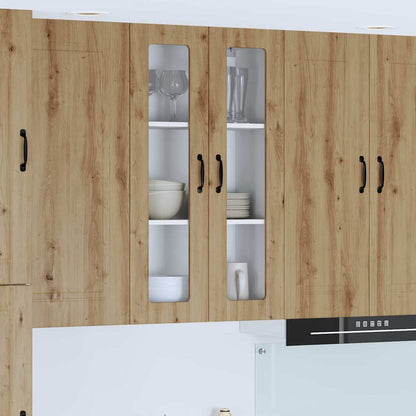 Kitchen Wall Cabinet with Shelf Artisan Oak 60 x 31 x 100 cm