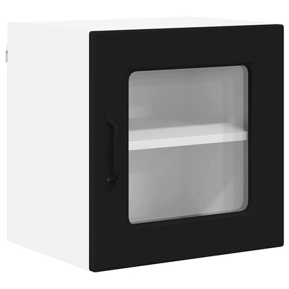 Kitchen Wall Cabinet with Shelf 2 pcs Black 40 x 31 x 40 cm