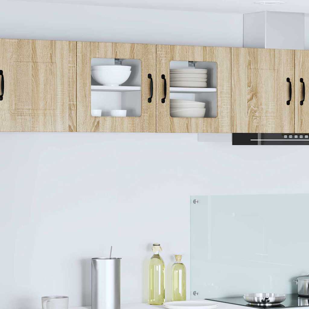 Kitchen Wall Cabinet Sonoma Oak 40 x 31 x 40 cm Engineered Wood