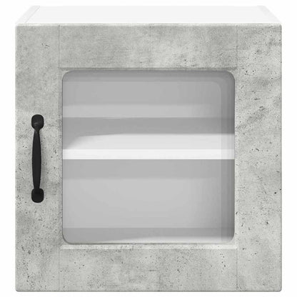 Kitchen Wall Cabinet with Shelf Concrete Grey 40 x 31 x 40 cm