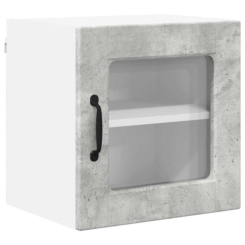 Kitchen Wall Cabinet 2 pcs Concrete Grey 40 x 31 x 40 cm