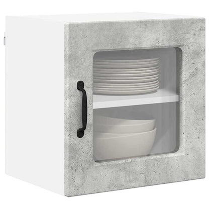 Kitchen Wall Cabinet 2 pcs Concrete Grey 40 x 31 x 40 cm