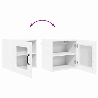 Kitchen Wall Cabinet with Door High Gloss White 40 x 31 x 40 cm