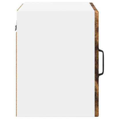 Kitchen Wall Cabinet with Door 2 pcs Smoked Oak 40 x 31 x 40 cm