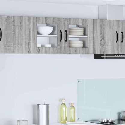 Kitchen Wall Cabinet 2 pcs Grey Sonoma 40 x 31 x 40 cm