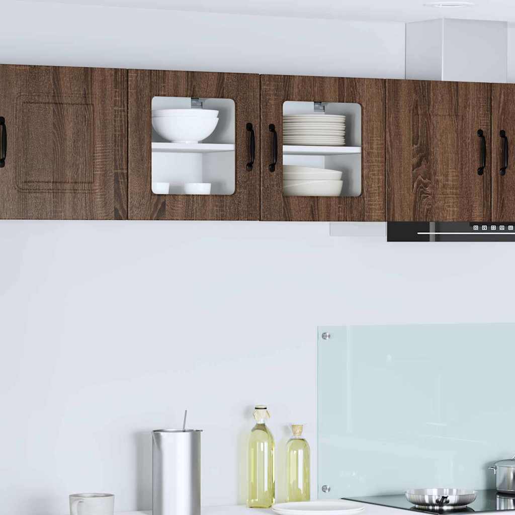 Kitchen Wall Cabinet Brown Oak 40 x 31 x 40 cm Engineered Wood