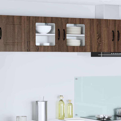 Kitchen Wall Cabinet Brown Oak 40 x 31 x 40 cm Engineered Wood