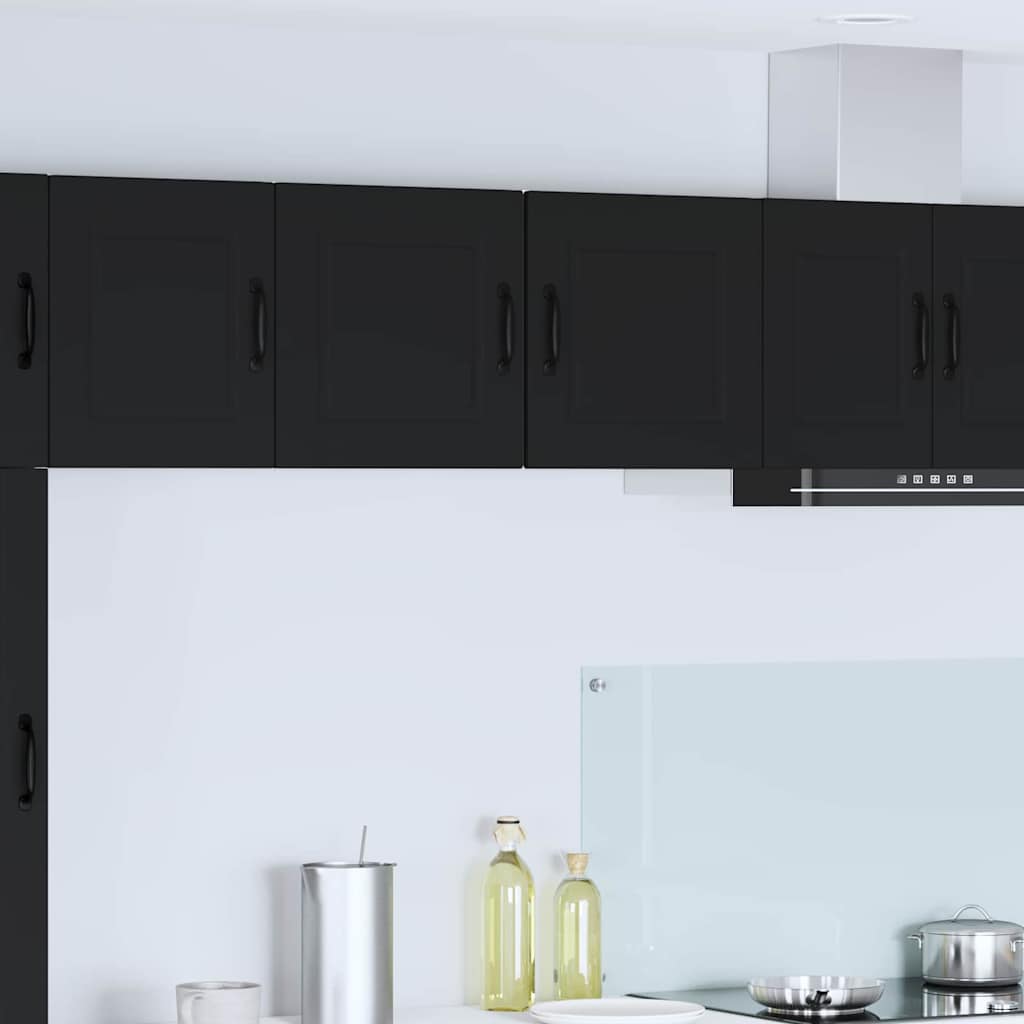 Kitchen Wall Cabinet Black 40 x 31 x 40 cm Engineered Wood