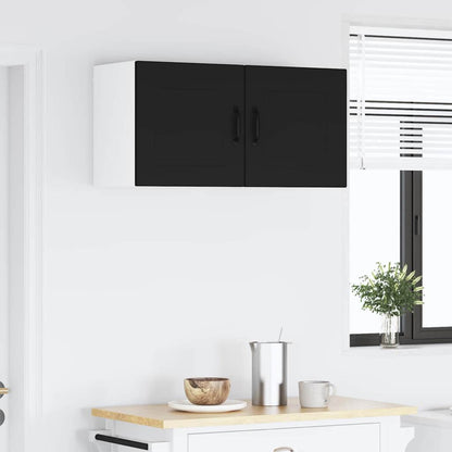 Kitchen Wall Cabinet with Shelf 2 pcs Black 40 x 31 x 40 cm