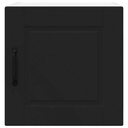 Kitchen Wall Cabinet with Shelf 2 pcs Black 40 x 31 x 40 cm