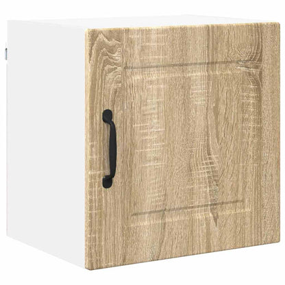 Kitchen Wall Cabinet with Door 2 pcs Sonoma Oak 40 x 31 x 40 cm