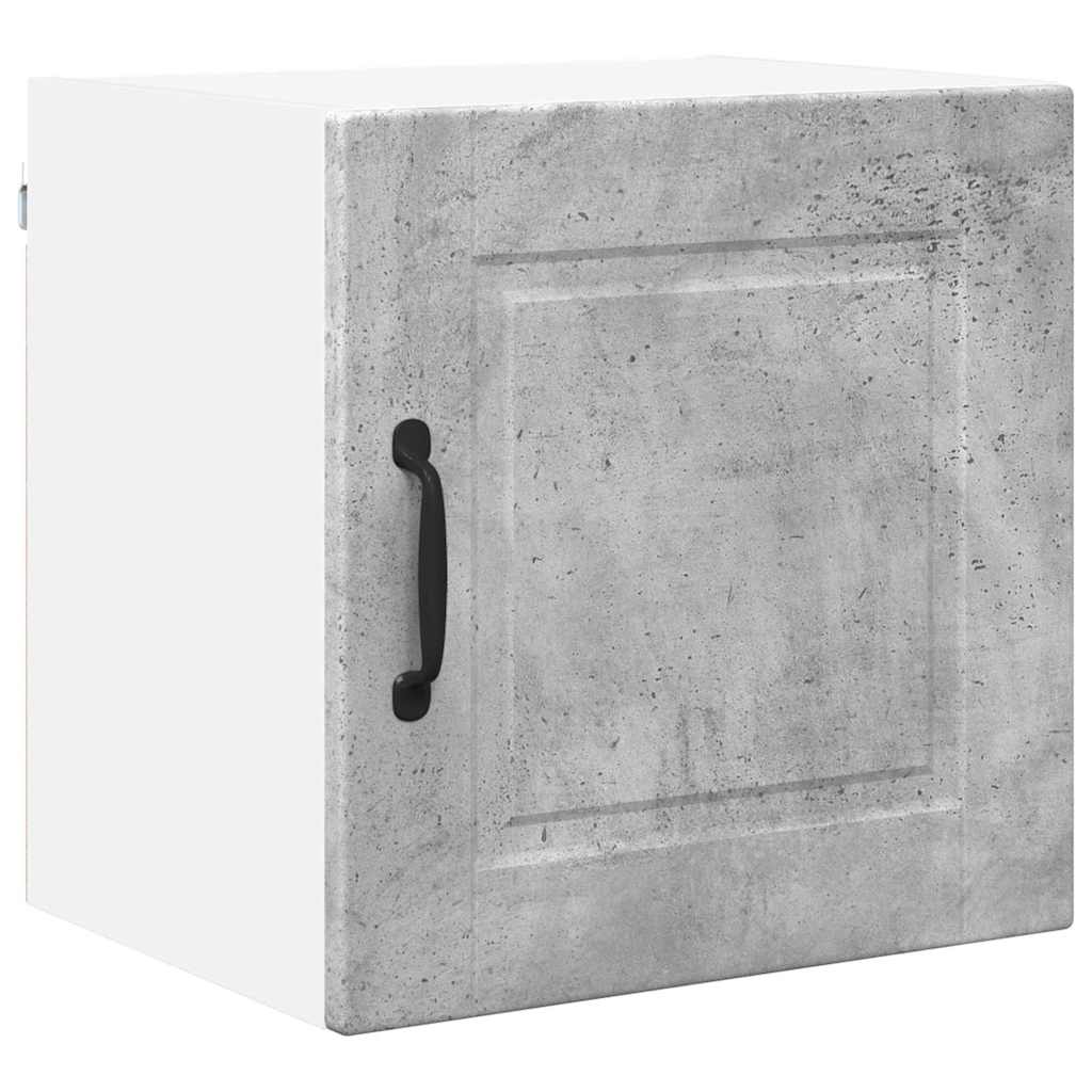 Kitchen Wall Cabinet with Shelf Concrete Grey 40 x 31 x 40 cm