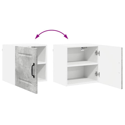 Kitchen Wall Cabinet with Shelf Concrete Grey 40 x 31 x 40 cm