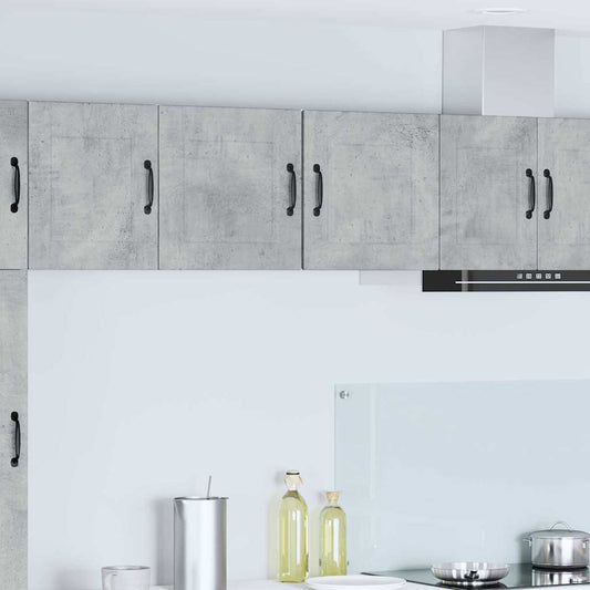Kitchen Wall Cabinet 2 pcs Concrete Grey 40 x 31 x 40 cm