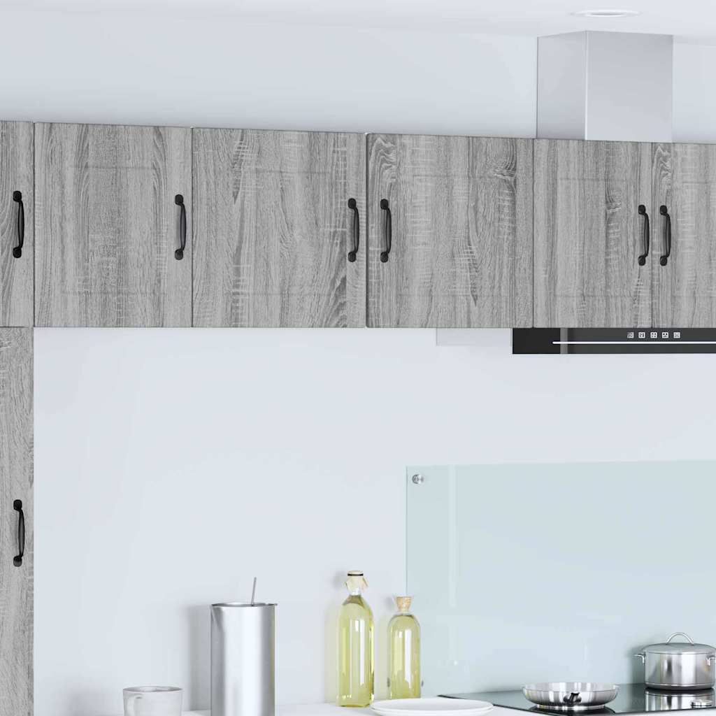 Kitchen Wall Cabinet 2 pcs Grey Sonoma 40 x 31 x 40 cm