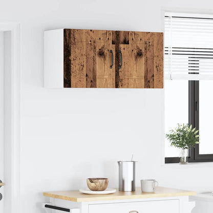 Kitchen Wall Cabinet with Shelf 2 pcs Old Wood 40 x 31 x 40 cm